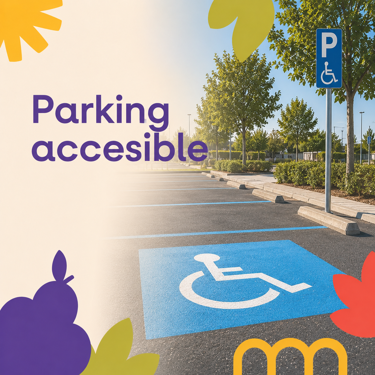 Pàrquing accessible a persones amb mobilitat reduït